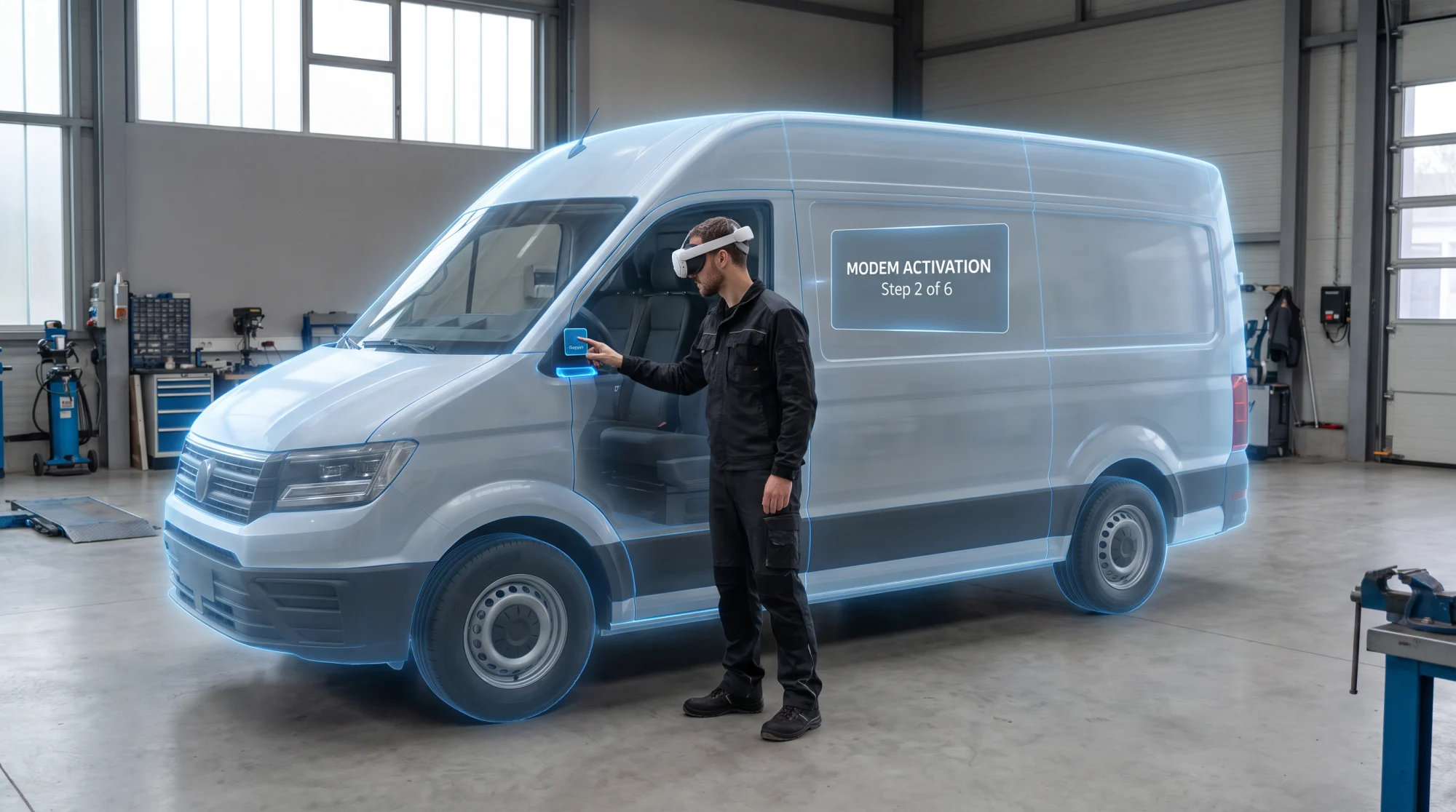 Ford, E-Transit interactive demonstrator